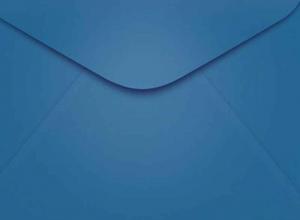 envelope azul