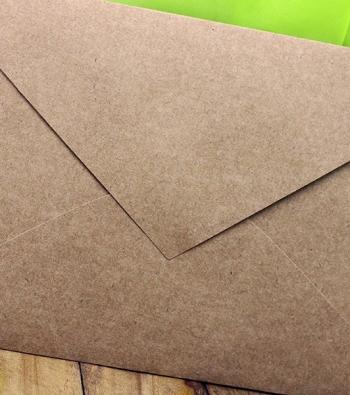 envelope reciclado